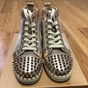 Christian Louboutin Women’s Lou Spikes Sneakers